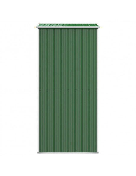 Capanno da Giardino Verde 192x108x223 cm in Acciaio Zincato