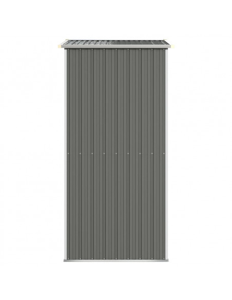 Capanno da Giardino Grigio Chiaro 192x108x223cm Acciaio Zincato