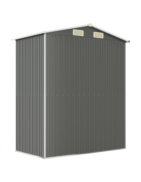 Capanno da Giardino Grigio Chiaro 192x108x223cm Acciaio Zincato