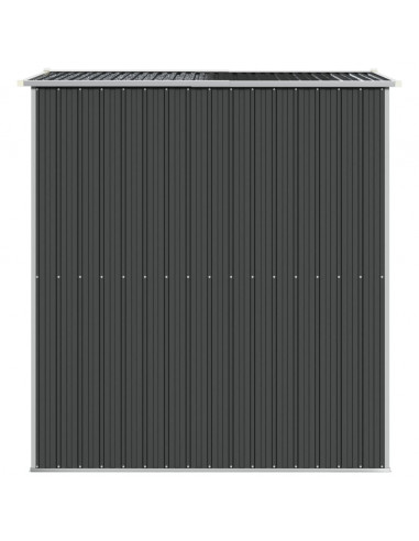 Capanno da Giardino Antracite 192x191x223 cm in Acciaio Zincato