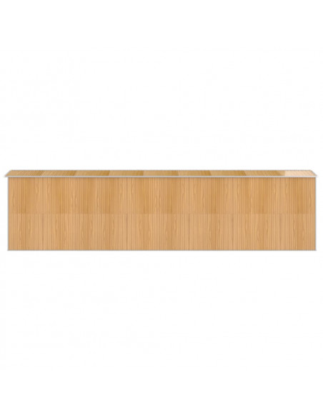 Capanno Giardino Marrone Chiaro 192x772x223 cm Acciaio Zincato