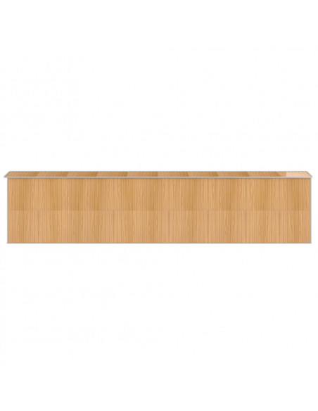Capanno Giardino Marrone Chiaro 192x855x223 cm Acciaio Zincato