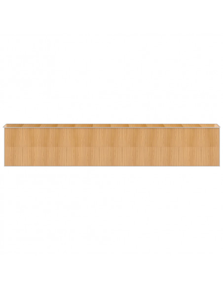 Capanno Giardino Marrone Chiaro 192x1021x223 cm Acciaio Zincato