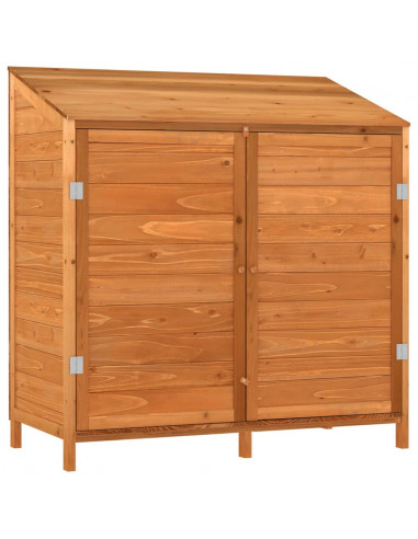 Capanno da Giardino Marrone 102x52x112 cm Legno Massello Abete