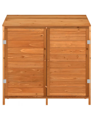 Capanno da Giardino Marrone 102x52x112 cm Legno Massello Abete