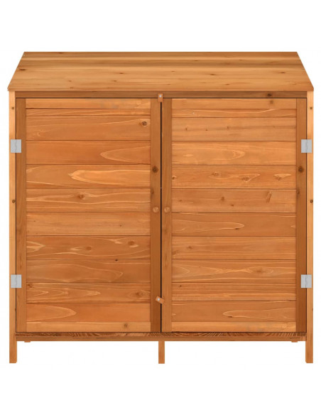 Capanno da Giardino Marrone 102x52x112 cm Legno Massello Abete