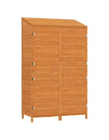 Capanno da Giardino Marrone 102x52x174,5cm Legno Massello Abete