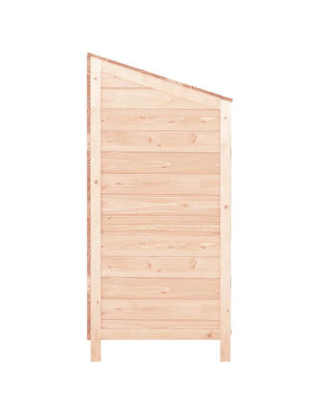 Capanno da Giardino 102x52x112 cm in Legno Massello di Abete