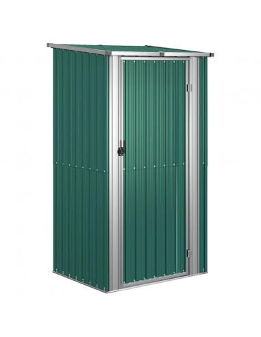 Capanno da Giardino Verde 118,5x97x209,5 cm in Acciaio Zincato