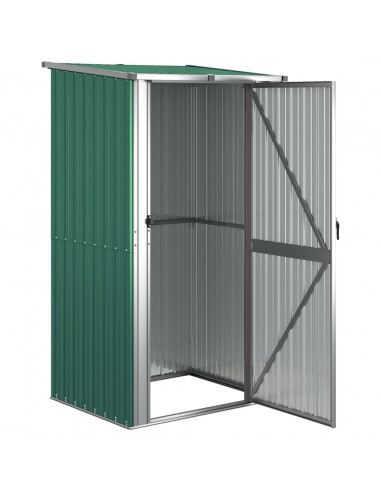 Capanno da Giardino Verde 118,5x97x209,5 cm in Acciaio Zincato