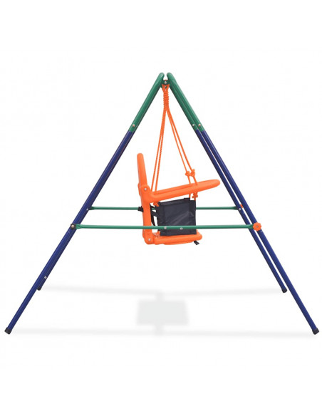 Set Altalena Bimbo con Imbracatura di Sicurezza Arancione