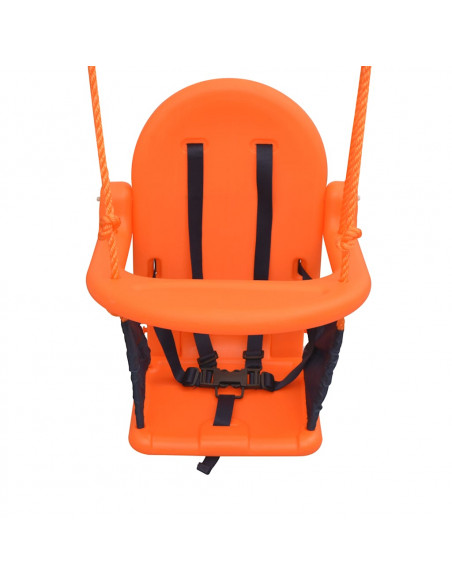 Set Altalena Bimbo con Imbracatura di Sicurezza Arancione