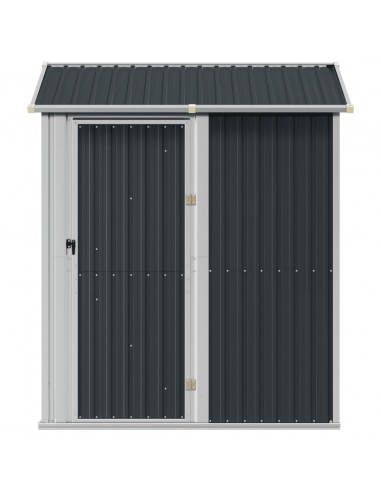 Capanno da Giardino Antracite 192x152,5x237cm Acciaio Zincato