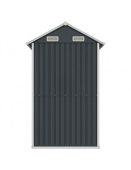 Capanno da Giardino Antracite 192x152,5x237cm Acciaio Zincato