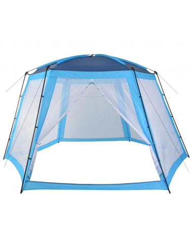 Tenda per Piscina in Tessuto 500x433x250 cm Blu