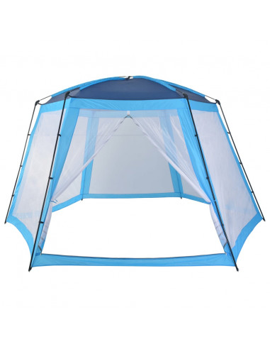 Tenda per Piscina in Tessuto 500x433x250 cm Blu