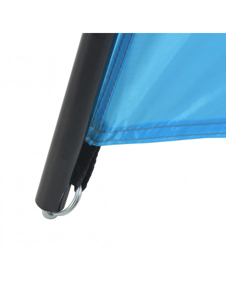 Tenda per Piscina in Tessuto 500x433x250 cm Blu