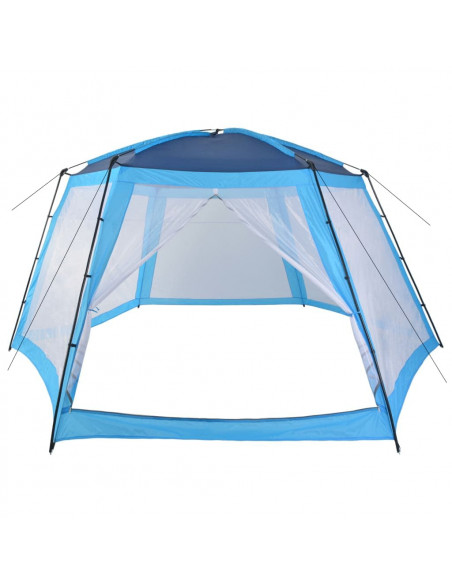 Tenda per Piscina in Tessuto 590x520x250 cm Blu