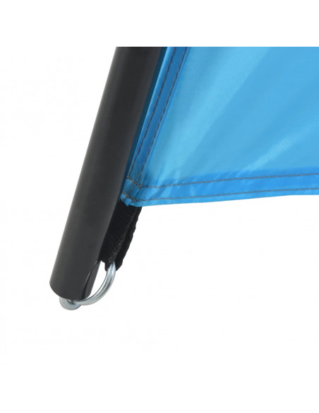 Tenda per Piscina in Tessuto 590x520x250 cm Blu