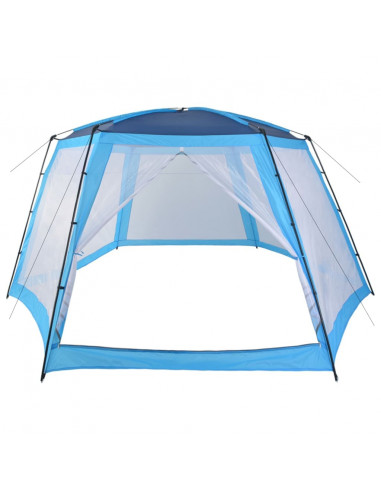 Tenda per Piscina in Tessuto 660x580x250 cm Blu