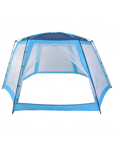 Tenda per Piscina in Tessuto 660x580x250 cm Blu