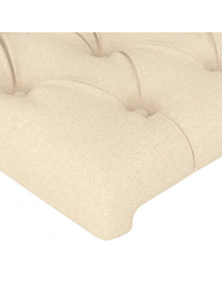 Testiere 2 pz Crema 72x7x78/88 cm in Tessuto