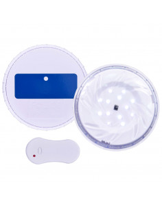 Luce LED Piscina Galleggiante Subacquea con Telecomando Bianca 2