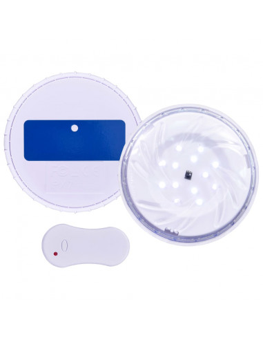Luce LED Piscina Galleggiante Subacquea con Telecomando Bianca