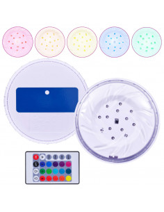 Luce LED Galleggiante e Subacquea con Telecomando Multicolore 2