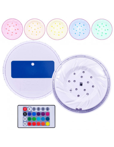 Luce LED Galleggiante e Subacquea con Telecomando Multicolore