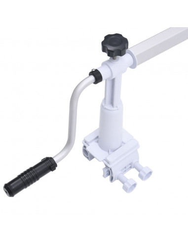 Rullo di Copertura per Piscina con Base in Plastica