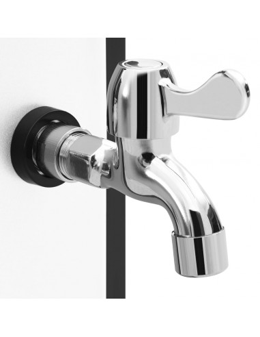 Outdoor Doccia Solare da Esterno con Soffione e Rubinetto 35 L