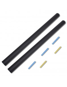 Lavagna Adesiva da Parete 0,6x2 m 2 Rotoli con Gessetti 2