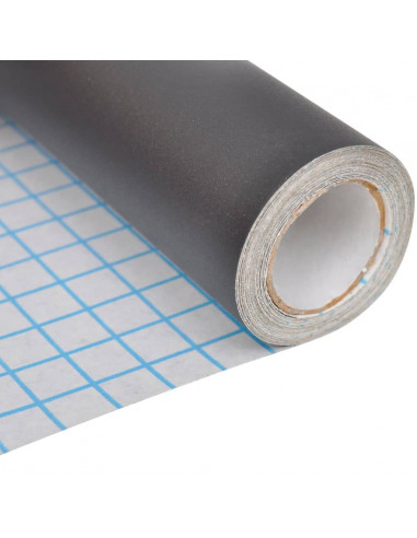 Lavagna Adesiva da Parete 0,6x2 m 2 Rotoli con Gessetti