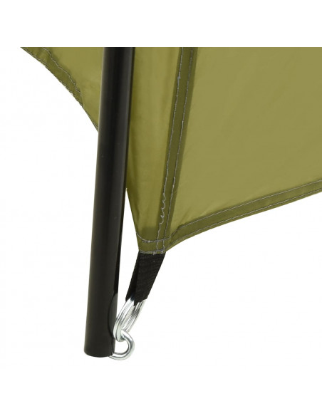 Tenda per Piscina in Tessuto 500x433x250 cm Verde