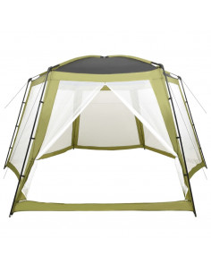 Tenda per Piscina in Tessuto 590x520x250 cm Verde 2