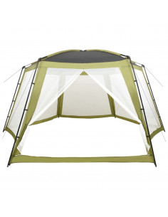 Tenda per Piscina in Tessuto 660x580x250 cm Verde 2