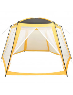 Tenda per Piscina in Tessuto 500x433x250 cm Gialla 2