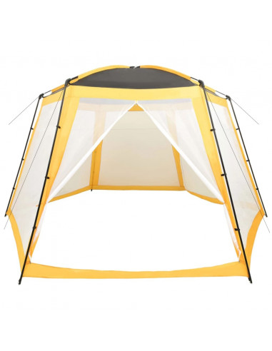 Tenda per Piscina in Tessuto 500x433x250 cm Gialla