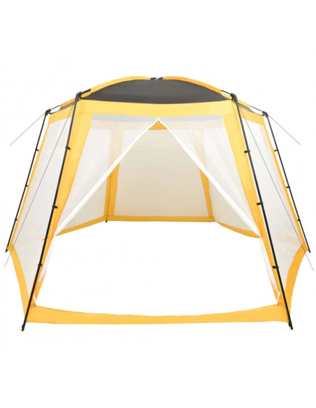 Tenda per Piscina in Tessuto 500x433x250 cm Gialla