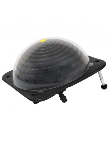 Riscaldatore Solare per Piscina 75x75x36 cm HDPE in Alluminio