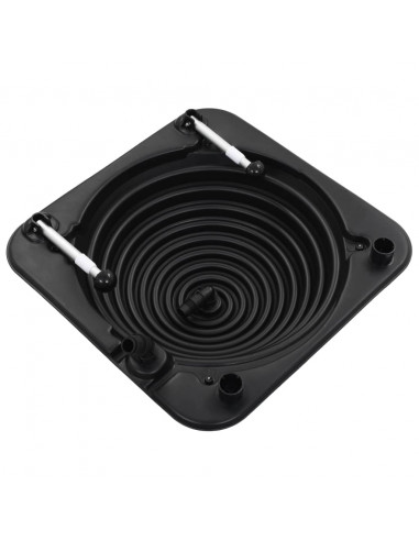 Riscaldatore Solare per Piscina 75x75x36 cm HDPE in Alluminio