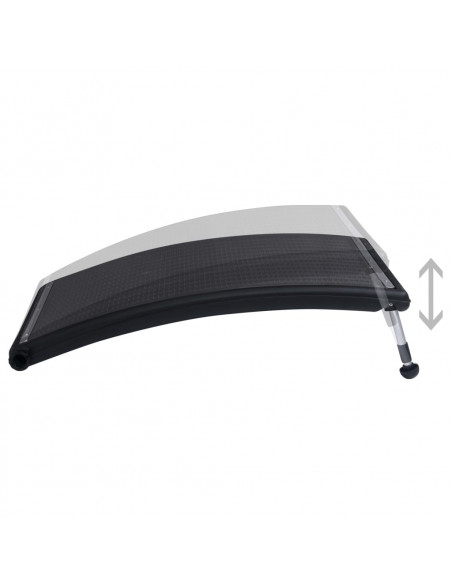 Pannelli Solari Termici Curvi per Piscina 2 pz 110x65 cm