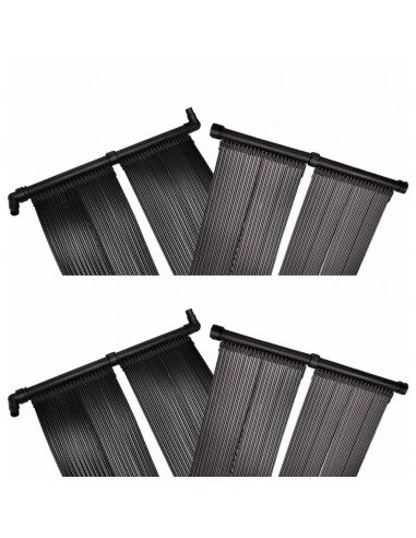 Pannelli Solari Riscaldatori per Piscina 4 pz 80x620 cm