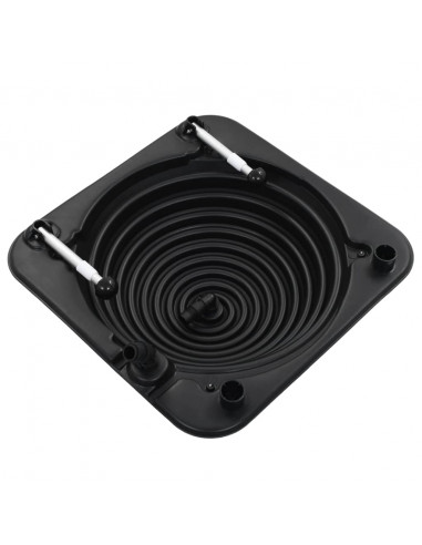 Riscaldatori Solari per Piscina 2 pz 75x75x36 cm HDPE Alluminio