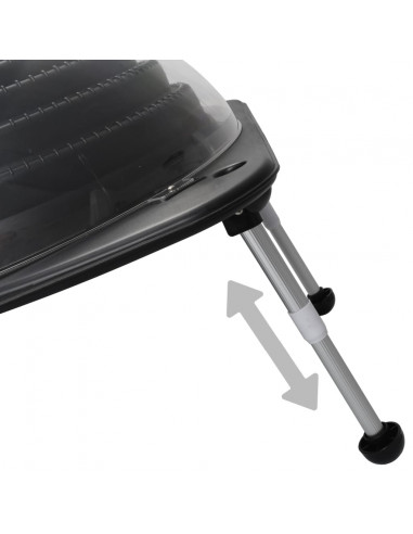 Riscaldatori Solari per Piscina 2 pz 75x75x36 cm HDPE Alluminio