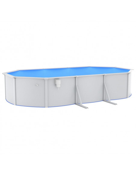 Piscina con Pompa Filtro a Sabbia 610x360x120 cm