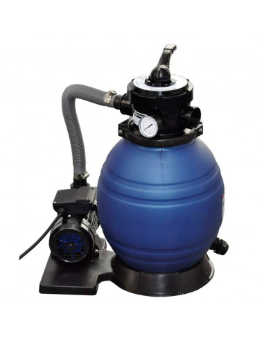 Pompe con Filtro a Sabbia 2 pz 400 W 11000 l/h