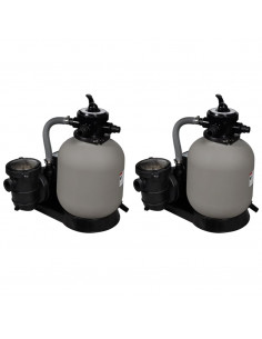 Pompa con Filtro a Sabbia 2 pz 600 W 17000 l/h 2