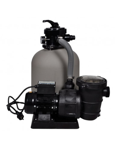 Pompa con Filtro a Sabbia 2 pz 600 W 17000 l/h
